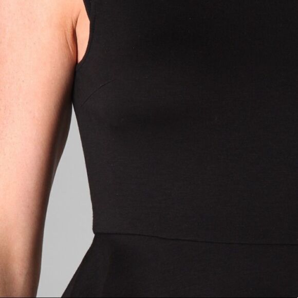 Alice + Olivia Peplum Black Dress sz 0 - Picture 11 of 11